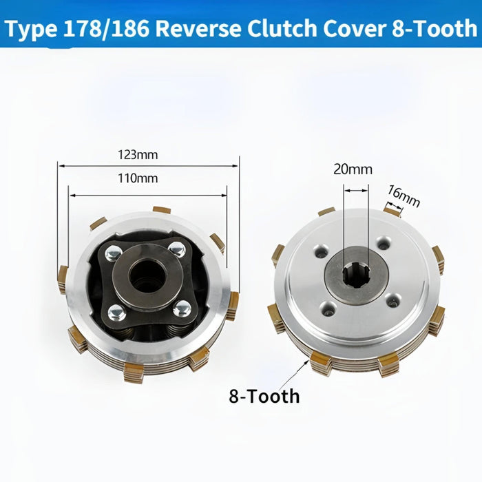 8 Teeth Clutch Core Assembly for Power Weeders