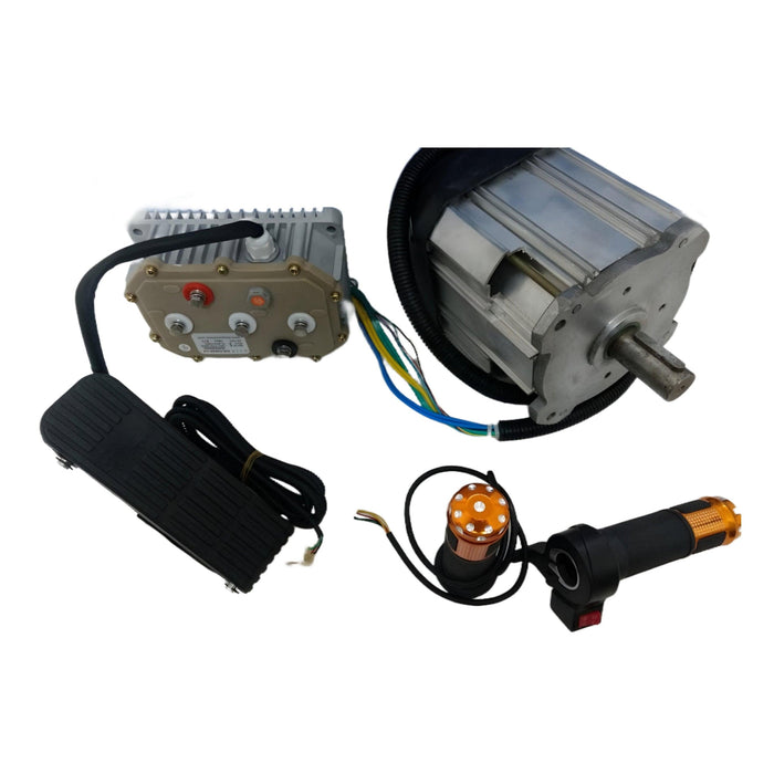 BLDC Motor 2KW 48V with Kelly Controller and Throttle for Electric Vehicles
