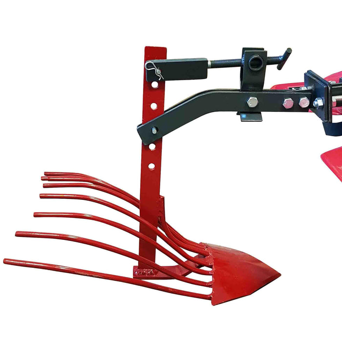 Italian type attachment holder for power weeders