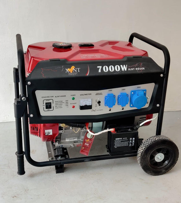 XLNT Premium Portable Gasoline Generator | 1 Year Warranty | Copper Winded