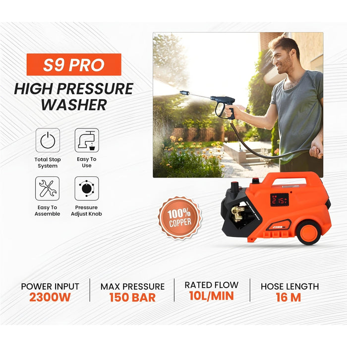 S9 Pro High Pressure Washer for Car, Bike and Commercial Purchase