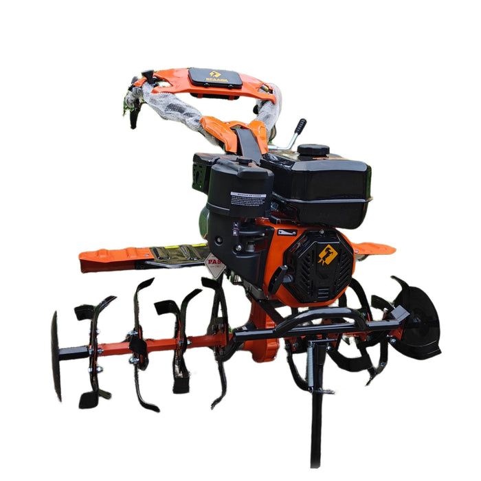 SPAARK Premium 7 HP Power Weeder with Turbo Engine and 3 tine Cultivator with 2 pass