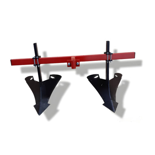 Two row ridger for power weeder